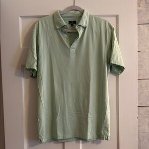 Classic Green Polo Shirt with Short Sleeves